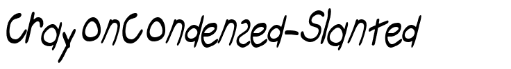 CrayonCondensed Slanted.ttf