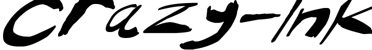 Crazy Ink Splats Italic.otf
