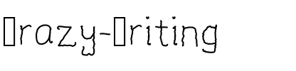 Crazy Writing Medium.ttf