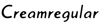 Creamregular Regular.ttf