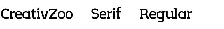 CreativZoo Serif Regular Regular.ttf