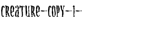 Creature Regular.ttf