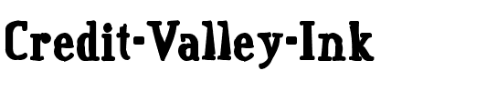 Credit Valley Ink Regular.ttf