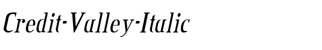 Credit Valley Italic.ttf