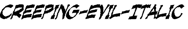 Creeping Evil Italic.ttf