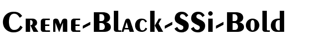 Creme Black SSi Bold.ttf