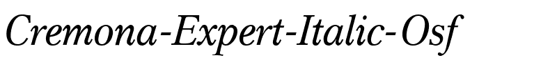 Cremona Expert BQ Italic.ttf