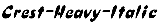 Crest Heavy Italic.ttf