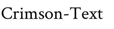 Crimson Text Roman.ttf