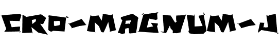 Cro-Magnum Jagged Jagged.ttf