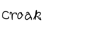 Croak Regular.ttf