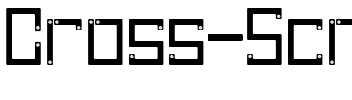 Cross Screw Regular.ttf
