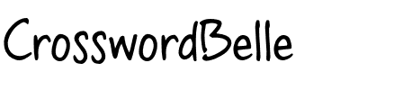 crosswordBelle trial Regular.otf