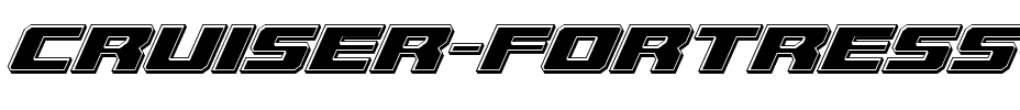 Cruiser Fortress Bevel Italic Italic.ttf