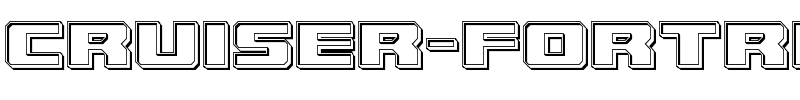 Cruiser Fortress Engraved Regular.ttf