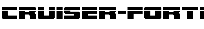 Cruiser Fortress Laser Regular.ttf
