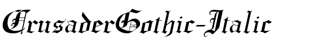 CrusaderGothic Italic.ttf