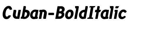 Cuban Bold Italic.ttf