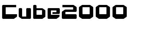 Cube2000 Regular.ttf
