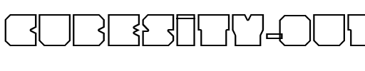 Cubesity outline Regular.ttf