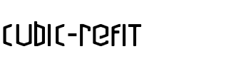 Cubic Refit Regular.ttf
