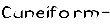 Cuneiform Wd Regular.ttf