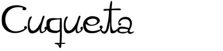Cuqueta Regular.otf