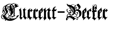 Current Becker Normal.ttf