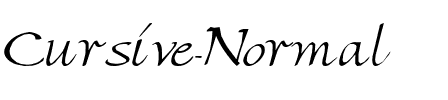 Cursive  Normal.ttf