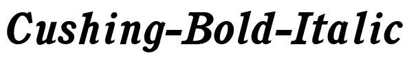 Cushing Bold Italic.ttf