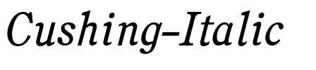 Cushing Italic.ttf