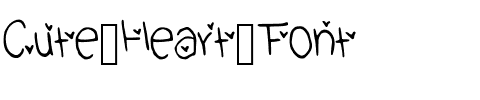 Cute_Heart_Font Medium.ttf
