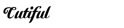 Cutiful Regular.ttf