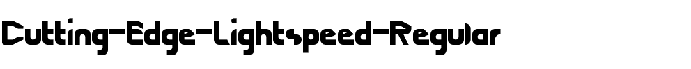 Cutting Edge – Lightspeed Regular.ttf