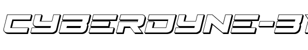 Cyberdyne 3D Italic Italic.ttf