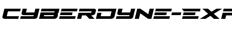 Cyberdyne Expanded Italic Expanded Italic.ttf
