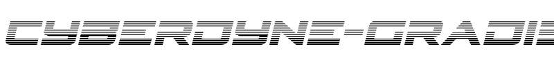 Cyberdyne Gradient Italic Italic.ttf