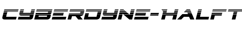 Cyberdyne Halftone Italic Italic.ttf
