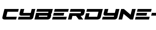 Cyberdyne Italic Italic.ttf