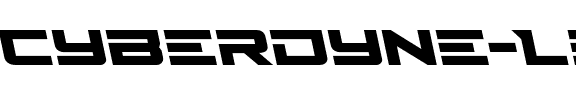 Cyberdyne Leftalic Italic.ttf