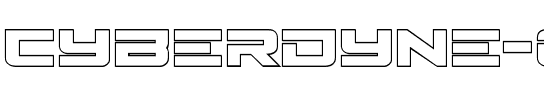 Cyberdyne Outline Outline.ttf