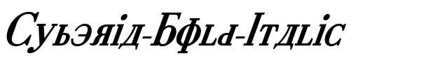 Cyberia Bold Italic Bold Italic.ttf