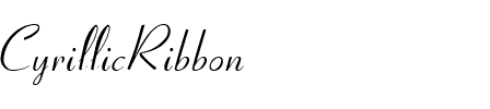 CyrillicRibbon Normal.ttf