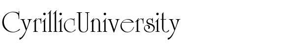 CyrillicUniversity Normal.ttf