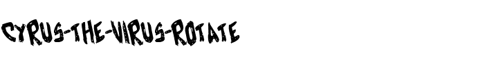 Cyrus the Virus Rotate Regular.ttf