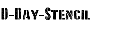 D Day Stencil Normal.ttf