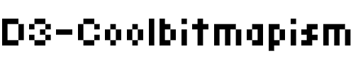 D3 Coolbitmapism Regular.ttf