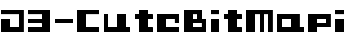 D3 CuteBitMapism TypeB Regular.ttf