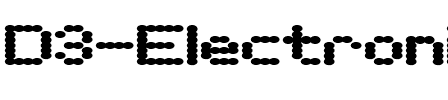 D3 Electronism Regular.ttf