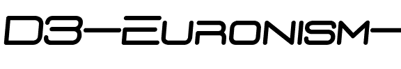 D3 Euronism italic Regular.ttf